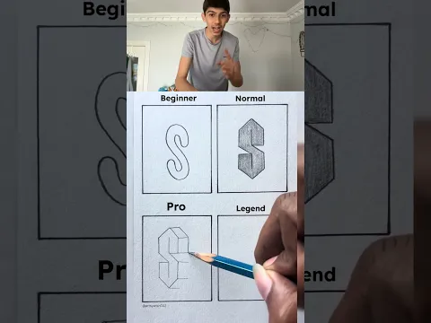 Kolay VS Zor “S” Harf ÇİZİMİ⁉️✏️