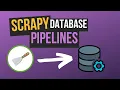 How To Add a Database to your Scrapy Project