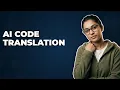 Can AI Help Translate Programming Code Faster