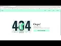 Create 404 Page Not Found Responsive Web Page Design using Html CSS