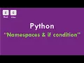 6-6 CS50x In Arabic - Python Namespaces if condition in python