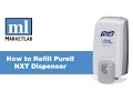 Marketlab Demonstrates How to Refill Purell NXT Dispenser