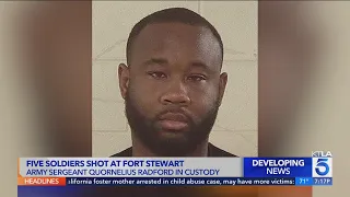Active duty Army sergeant in custody after 5 soldiers shot at Fort Stewart