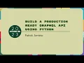 Tutorials - Patrick Arminio Build a production ready Grap L API using Python
