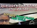 2019-2025 NISSAN ALTIMA SL 2 5L PR25DD Replace Spark Plugs and Coils