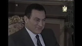 نشرة الاخبار الفضائية المصرية 1992 ايام زمان 