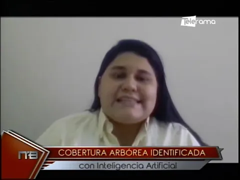 Cobertura arbórea identificada con inteligencia artificial
