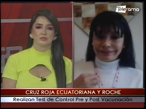 Cruz Roja Ecuatoriana y Roche realizan test de control pre y post vacunación