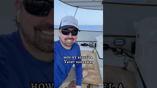 Refueling a Yacht #caribbean #yachtdelivery #captain #sailingbyefelicia