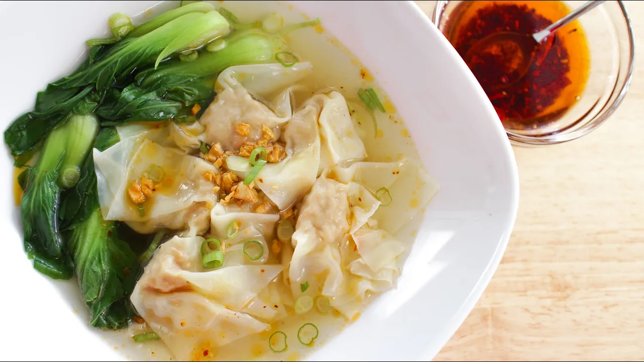 Wonton Soup Recipe  - Hot Thai Kitchen