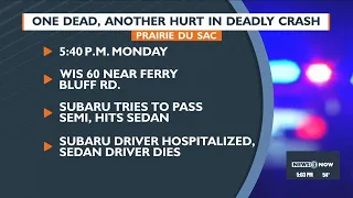 One dead one hurt in deadly crash