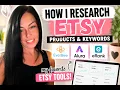 The BEST Etsy Research Tools I Use EverBee Alura eRank
