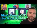 Easy Snapchat GIF Tutorial Create Funny Memes Upload to Kick Twitch