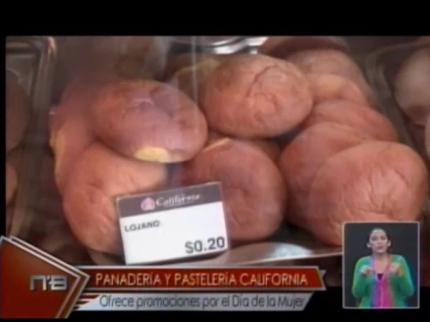 Panadería y pasterlería California ofrece promociones por el día de la Mujer
