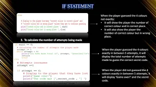 CSC 1024 MASTERMIND COMPUTER GAME