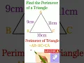 Perimeter of triangle Perimeter of triangle How to find Perimeter of Triangle