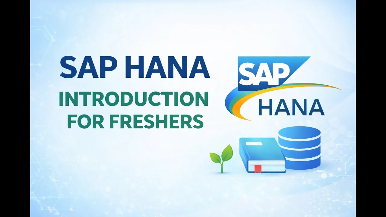 SAP HANA Introduction for Freshers | Basics Explained | SAP HANA Beginner Guide