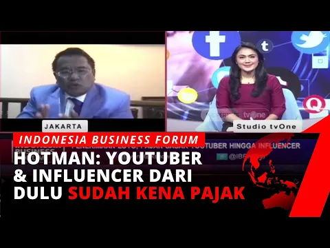 Youtuber Mendadak Dilirik Pajak, Hotman Paris: Tidak Tepat! | IBF tvOne