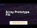 array prototype fill