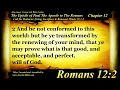 Romans Chapter 12 - Bible Book 45