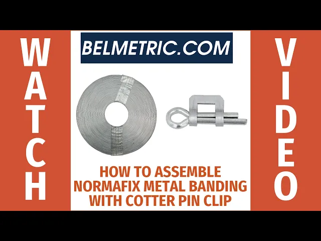 How To Assemble Normafix Metal Banding With Cotter Pin Clip