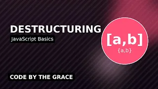 React Native Course 0 5 Introduction to JavaScript Basics - Destructuring