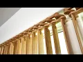 Making Vertical Blinds with Exposed Mechanical Linkage - Woodworking