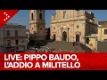 Download Lagu LIVE Pippo Baudo, la camera ardente a Militello in Val di Catania: diretta video