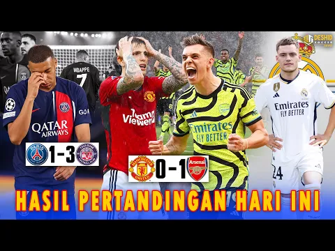 Download MP3 HASIL LIGA INGGRIS: Arsenal Gusur City di Puncak Klasemen - Perpisahan Mbappe Ternodai, PSG Tumbang