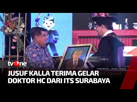 Jusuf Kalla Dianugerahi Gelar Doktor Honoris Causa Oleh ITS