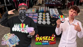 ASÍ ES VENDER EN EL TIANGUIS graffiti carácter mission 