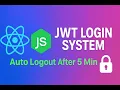 How to Use JWT and Logout After 5 Minutes React