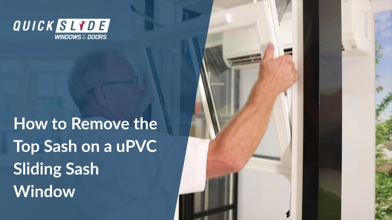 How to Remove the Top Sash on a uPVC Sliding Sash Window?