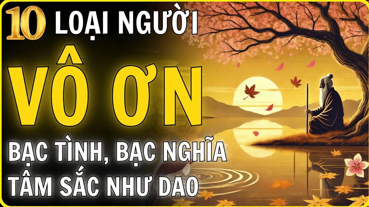 Outline Video Cổ Nhân Dạy: 10 Kiểu Người Vô Ơn Bội Nghĩa – Càng Giúp, Càng Thiệt
