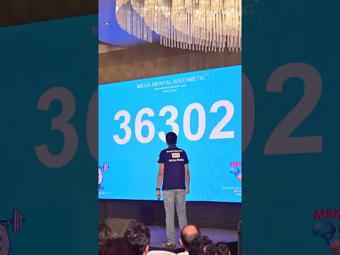 'Human Calculator' Wows Crowd With Unbelievable Mental Arithmetic Skills