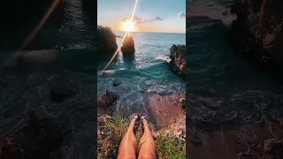 Cliff sunset #travel #sunset #beautiful #beauty