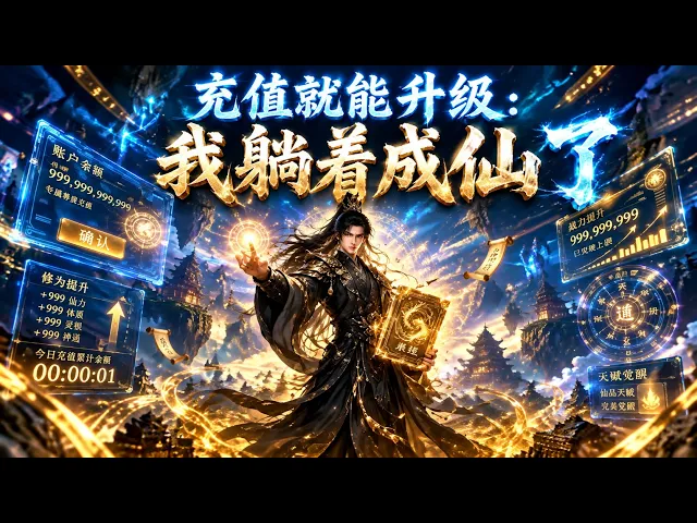 充值就能升级:我躺着成仙了