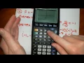 Graphing calculator with parabolas