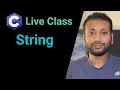 Live Lecture 5 - String in C programming Jan 2024