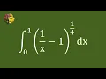 Beta Function Technique for a Beautiful Integral Result