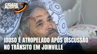 Discussão no trânsito termina com atropelamento de idoso em Joinville