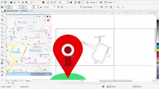 Download Membuat Desain Denah Lokasi Real Google Maps dengan Corel Draw| Sangat Mudah MP3