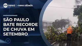 São Paulo tem setembro mais chuvoso desde o início das medições | #NewsSábado
