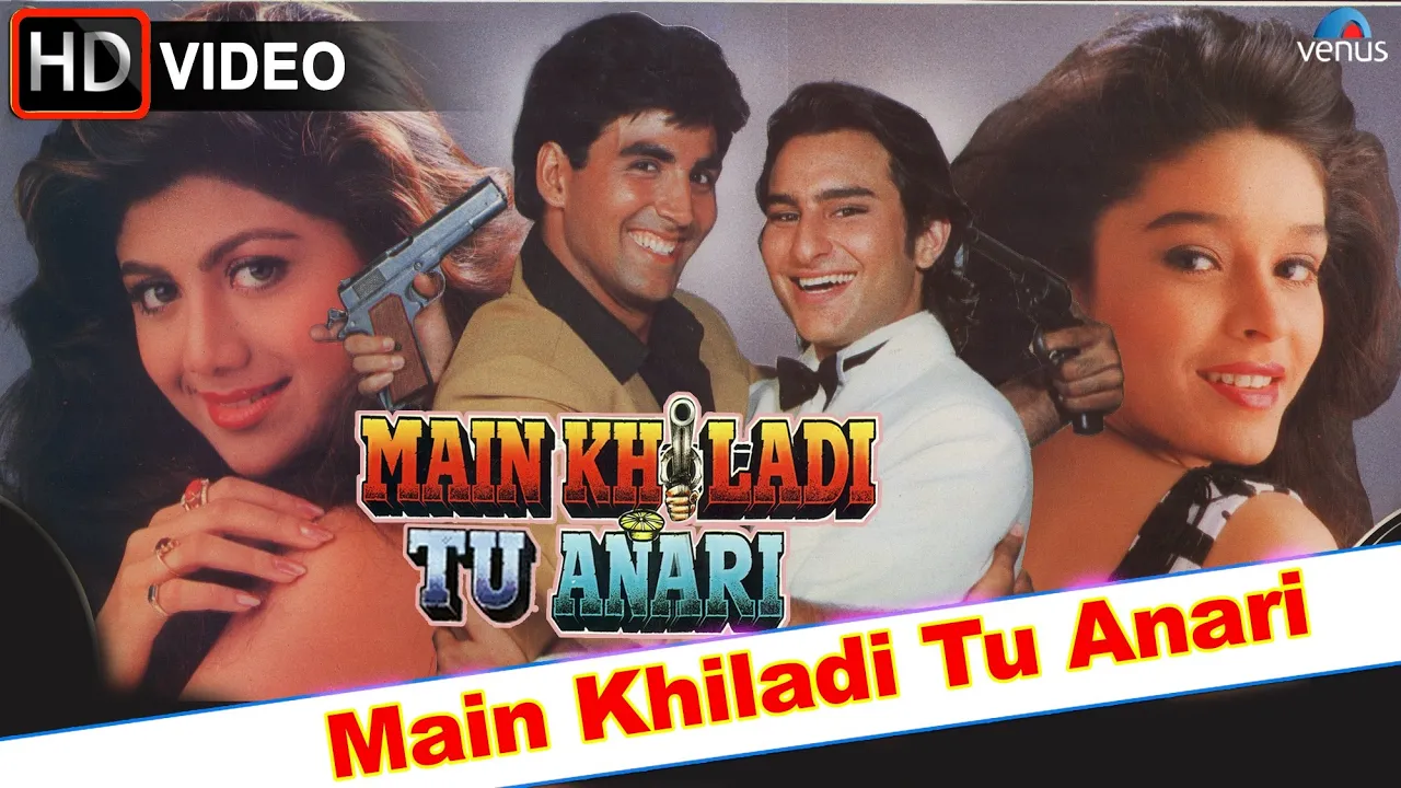 Main Khiladi Tu Anari (HD) Full Video Song | Akshay Kumar, Saif Ali Khan |