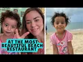 Lyla's 3e verjaardag in het mooiste strandrestaurant van Koh Samui, Thailand