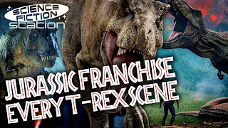 Every T Rex Scene In The Jurassic Franchise Jurassic Park JW Dominion Science Fiction Station 