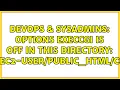 DevOps SysAdmins Options ExecCGI is off in this directory - cgi-bin
