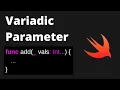 Swift 5 Variadic Parameters How To Use Them Xcode 12 Swift 5 - iOS 2020