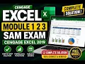 Excel Modules 1 3 SAM Exam Cengage Excel 2019 Complete Tutorial