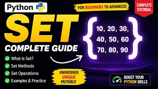Python Set Tutorial in Hindi Set Data Type Complete Guide Interview Questions Examples
